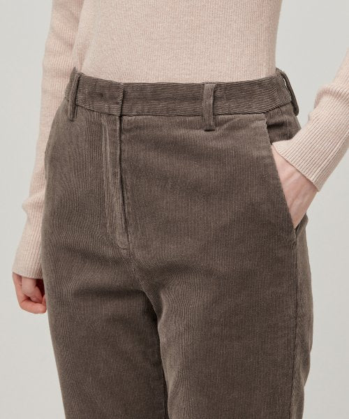 MUSINSA STANDARD WOMAN MUSINSA STANDARD WOMAN Boot Cut Corduroy Pants Khaki Brown