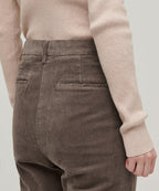 MUSINSA STANDARD WOMAN MUSINSA STANDARD WOMAN Boot Cut Corduroy Pants Khaki Brown