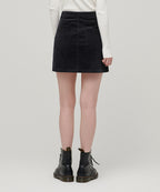 MUSINSA STANDARD WOMAN MUSINSA STANDARD WOMAN Women's Corduroy Mini Skirt (Dark Gray)