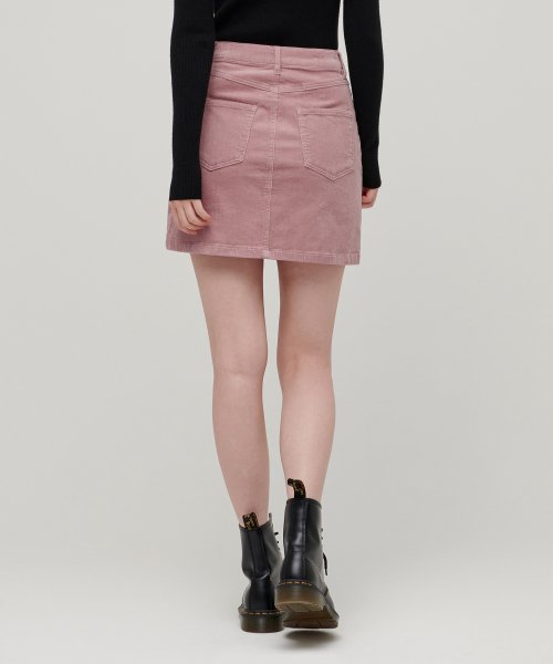 MUSINSA STANDARD WOMAN MUSINSA STANDARD WOMAN Women's Corduroy Mini Skirt (Pink)