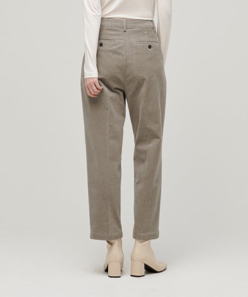 MUSINSA STANDARD WOMAN MUSINSA STANDARD WOMAN Women's Tapered Corduroy Pants Light Beige