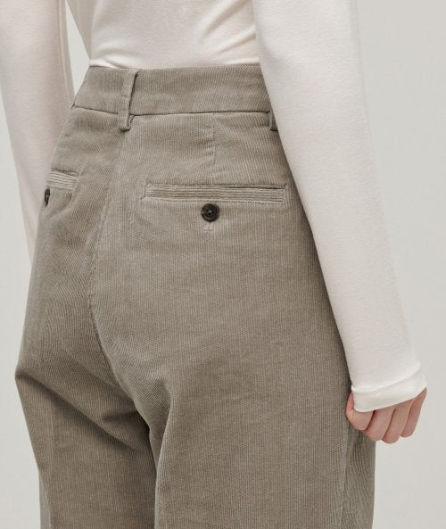 MUSINSA STANDARD WOMAN MUSINSA STANDARD WOMAN Women's Tapered Corduroy Pants Light Beige