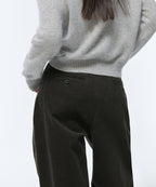 MUSINSA STANDARD WOMAN MUSINSA STANDARD WOMAN Wide Corduroy Pants Dusty Khaki