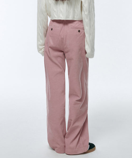 MUSINSA STANDARD WOMAN MUSINSA STANDARD WOMAN Women's Wide Corduroy Pants (Pink)