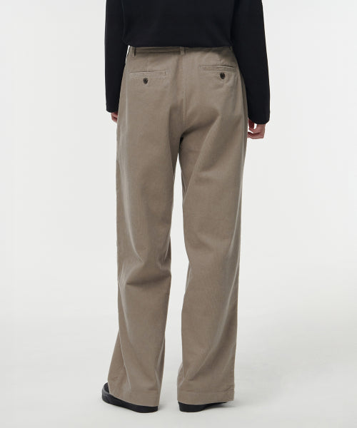 MUSINSA STANDARD WOMAN MUSINSA STANDARD WOMAN Women's Wide Corduroy Pants [Light Beige]