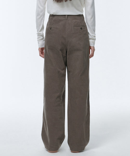 MUSINSA STANDARD WOMAN MUSINSA STANDARD WOMAN Wide Corduroy Pants (Taupe)