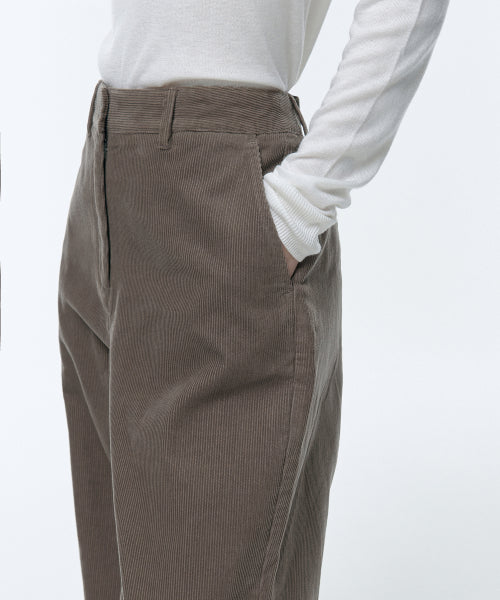 MUSINSA STANDARD WOMAN MUSINSA STANDARD WOMAN Wide Corduroy Pants (Taupe)