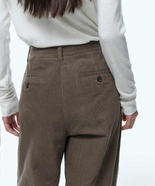 MUSINSA STANDARD WOMAN MUSINSA STANDARD WOMAN Wide Corduroy Pants (Taupe)