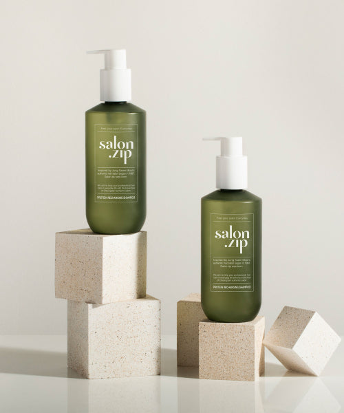 JUNGSAEMMOOL Salon Zip Protein Recharging Shampoo 400g (50g of recharging shampoo provided)