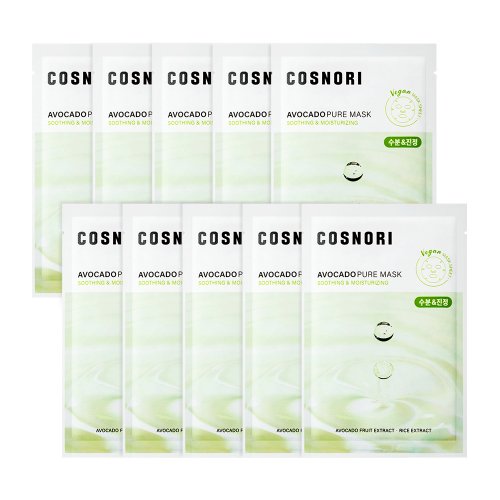 COSNORI COSNORI Avocado Pure Mask 10 sheets