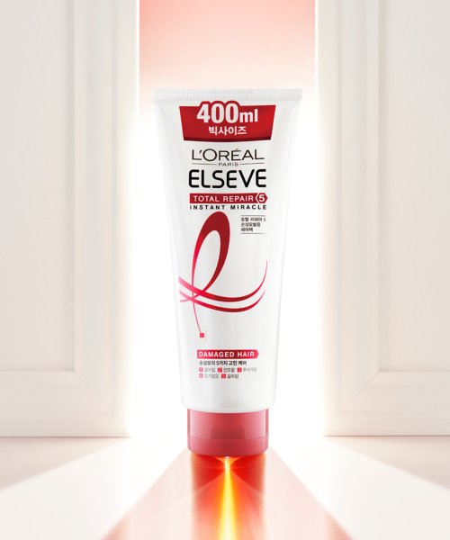 LOREALPARIS Total Repair 5 Instant Miracle Jumbo Hair Pack 400ml