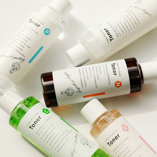 VILLAGE11FACTORY [2pack] 5 Skin Formula Daily Alphabet Toner 250ml 5 types, choose 2