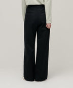 MUSINSA STANDARD WOMAN MUSINSA STANDARD WOMAN Women's Two-Tuck Wide Chino Pants [Black]