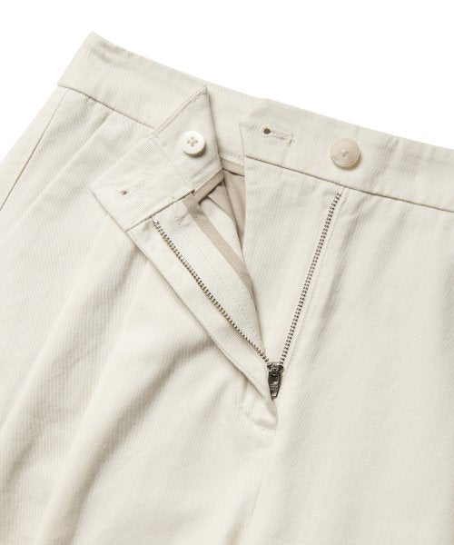 MUSINSA STANDARD WOMAN MUSINSA STANDARD WOMAN Women's Two-Tuck Wide Chino Pants Cream