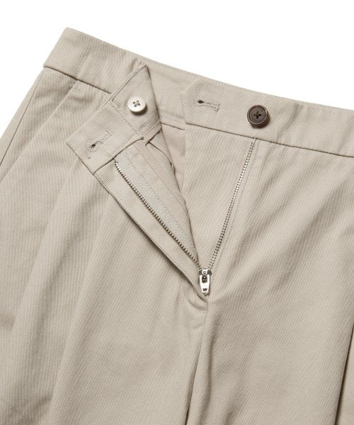 MUSINSA STANDARD WOMAN MUSINSA STANDARD WOMAN Women's Two-Tuck Wide Chino Pants [Light Beige]