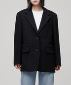 MUSINSA STANDARD WOMAN MUSINSA STANDARD WOMAN Women's Jacket Over Shoulder Blazer [Black]