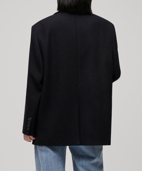 MUSINSA STANDARD WOMAN MUSINSA STANDARD WOMAN Women's Jacket Over Shoulder Blazer [Black]
