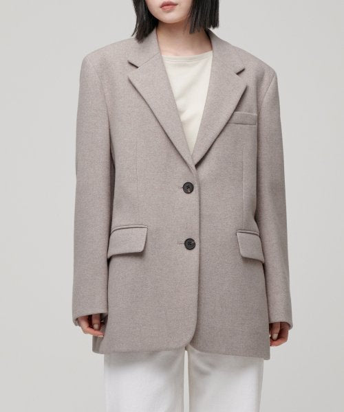MUSINSA STANDARD WOMAN MUSINSA STANDARD WOMAN Women's Jacket Oatmeal