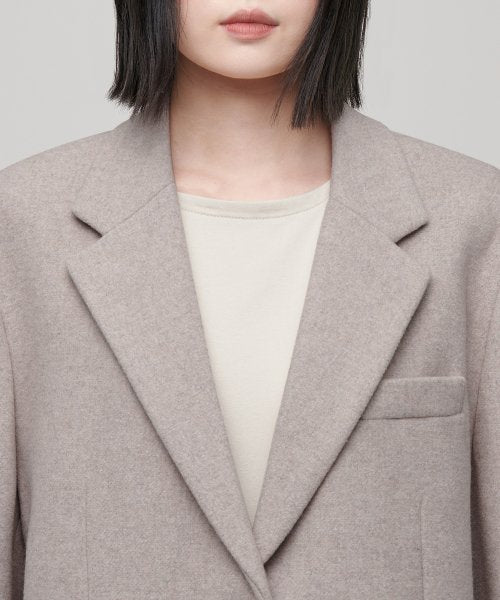 MUSINSA STANDARD WOMAN MUSINSA STANDARD WOMAN Women's Jacket Oatmeal