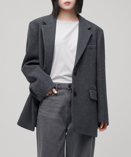 MUSINSA STANDARD WOMAN MUSINSA STANDARD WOMAN Women's Jacket Medium Gray