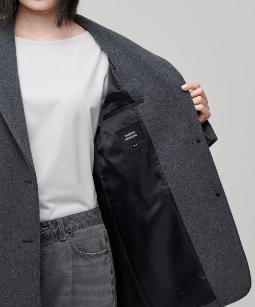 MUSINSA STANDARD WOMAN MUSINSA STANDARD WOMAN Women's Jacket Medium Gray