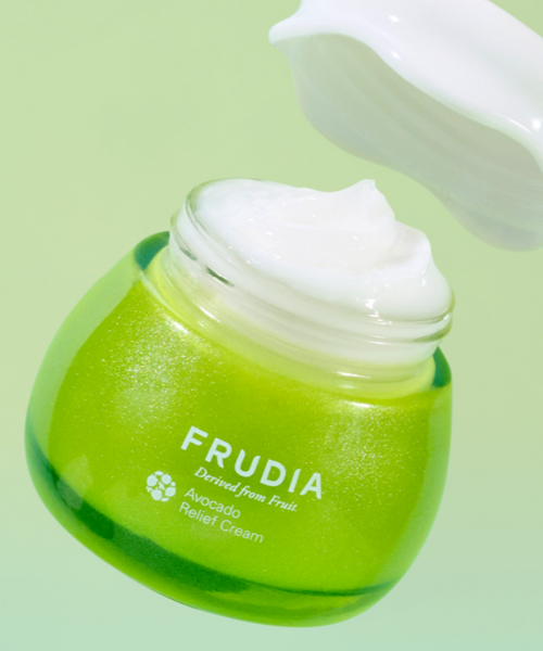 FRUDIA Avocado Relief soothing moisturizing 2 types (essence toner & cream + avocado mask pack included)