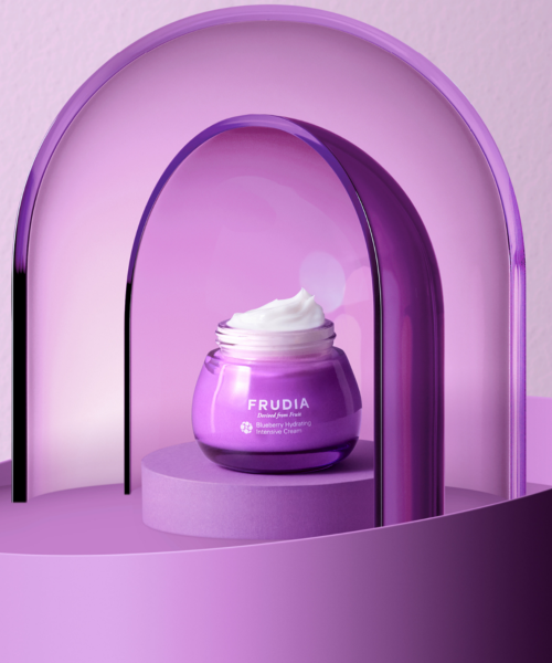FRUDIA [Moisturizing inner skin] Blueberry Hydrating Intensive Cream 55ml (+ Hydrating mask pack included)