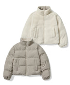 MUSINSA STANDARD WOMAN MUSINSA STANDARD WOMAN Padded Jacket Dusty Beige/Cream