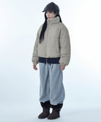 MUSINSA STANDARD WOMAN MUSINSA STANDARD WOMAN Padded Jacket Dusty Beige/Cream