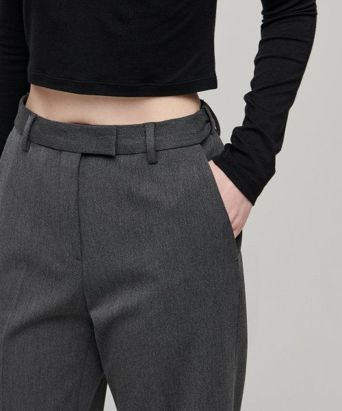 MUSINSA STANDARD WOMAN MUSINSA STANDARD WOMAN Slacks Medium Gray