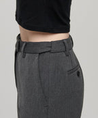 MUSINSA STANDARD WOMAN MUSINSA STANDARD WOMAN Slacks Medium Gray