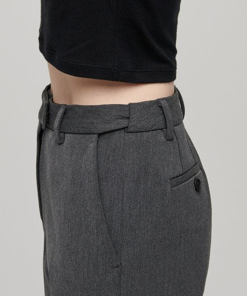 MUSINSA STANDARD WOMAN MUSINSA STANDARD WOMAN Slacks Medium Gray