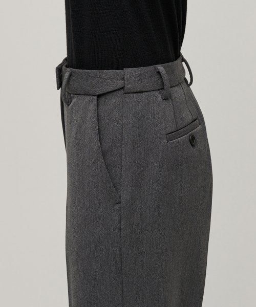 MUSINSA STANDARD WOMAN MUSINSA STANDARD WOMAN Slacks Medium Gray
