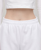 MUSINSA STANDARD WOMAN MUSINSA STANDARD WOMAN Women's Relaxed Lounge Sweatpants [White]