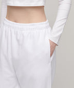 MUSINSA STANDARD WOMAN MUSINSA STANDARD WOMAN Women's Relaxed Lounge Sweatpants [White]