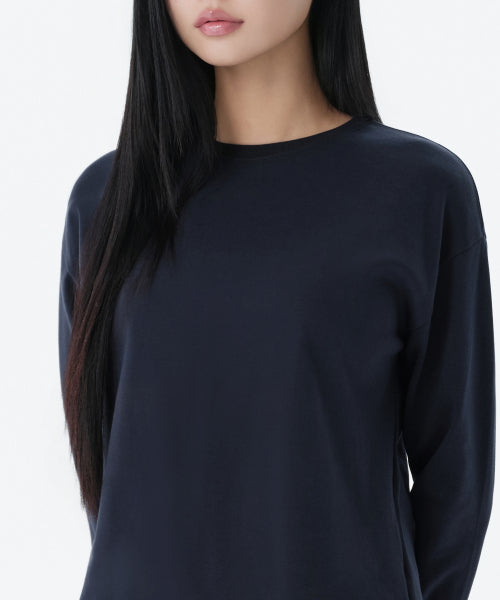 MUSINSA STANDARD WOMAN MUSINSA STANDARD WOMAN T-Shirt Dark Navy