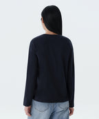 MUSINSA STANDARD WOMAN MUSINSA STANDARD WOMAN T-Shirt Dark Navy