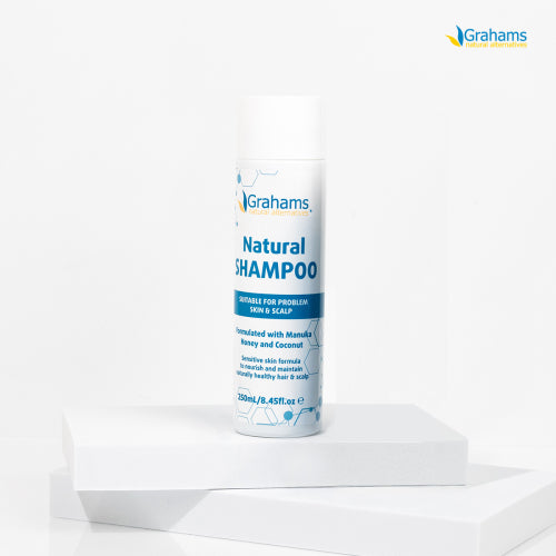 GRAHAMS Natural Shampoo 250ml x 2 + Conditioner 250ml SET