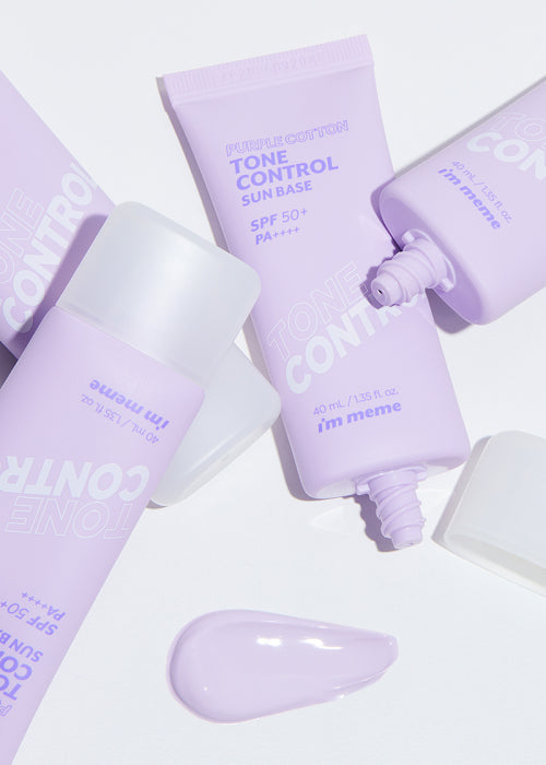 I'M MEME I'M MEME Purple Cotton Tone Control Sun Base SPF 50+