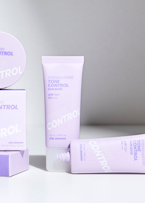 I'M MEME I'M MEME Purple Cotton Tone Control Sun Base SPF 50+