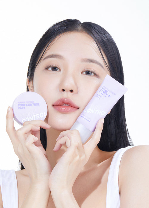 I'M MEME I'M MEME Purple Cotton Tone Control Sun Base SPF 50+