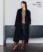 MUSINSA STANDARD WOMAN MUSINSA STANDARD WOMAN Cashmere Blend Coat (Black)
