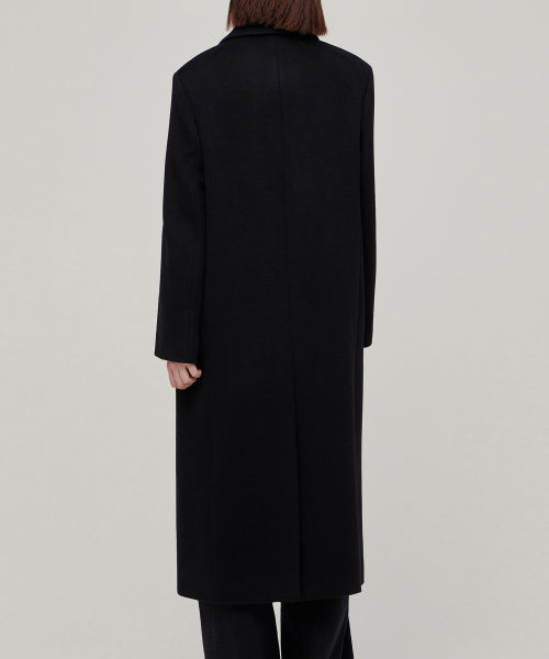 MUSINSA STANDARD WOMAN MUSINSA STANDARD WOMAN Cashmere Blend Coat (Black)