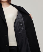 MUSINSA STANDARD WOMAN MUSINSA STANDARD WOMAN Cashmere Blend Coat (Black)