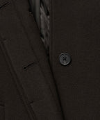 MUSINSA STANDARD WOMAN MUSINSA STANDARD WOMAN Coat Women's Cashmere Blend Balmacan Robe [Dark Brown]