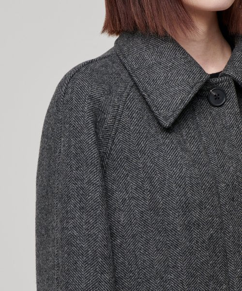 MUSINSA STANDARD WOMAN MUSINSA STANDARD WOMAN Women's Coat Herringbone Balmacan