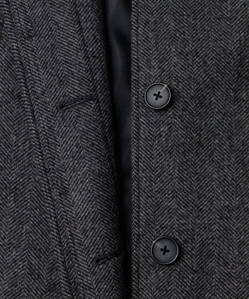 MUSINSA STANDARD WOMAN MUSINSA STANDARD WOMAN Women's Coat Herringbone Balmacan
