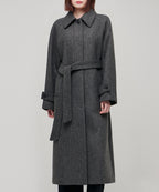 MUSINSA STANDARD WOMAN MUSINSA STANDARD WOMAN Women's Coat Herringbone Balmacan
