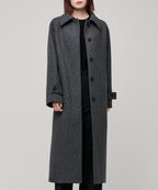 MUSINSA STANDARD WOMAN MUSINSA STANDARD WOMAN Women's Coat Herringbone Balmacan