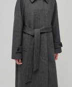 MUSINSA STANDARD WOMAN MUSINSA STANDARD WOMAN Women's Coat Herringbone Balmacan